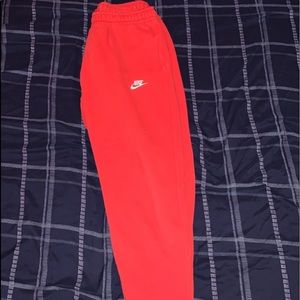 Red Nike Joggers